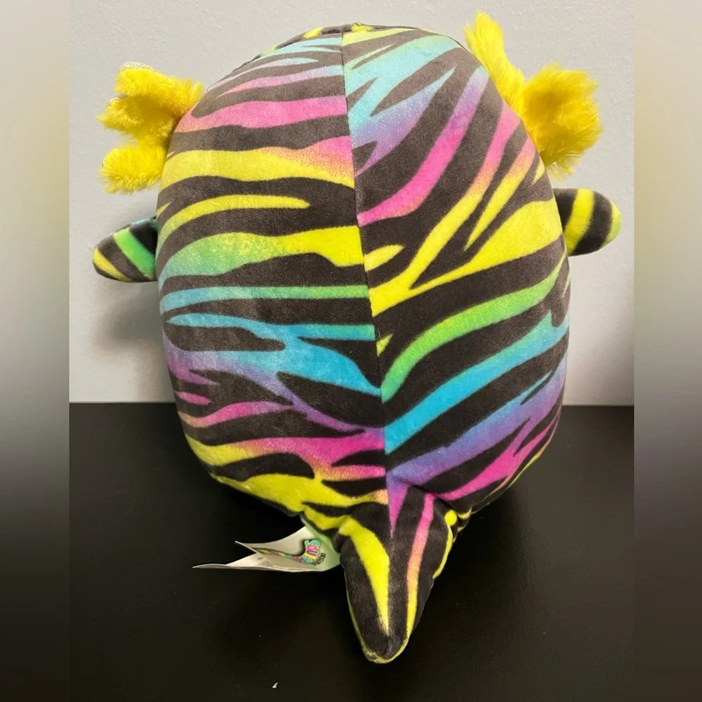 Squishmallow Axolotl Rainbow Zebra Stripe Plush 8” Stuffed Animal Mystery toy
